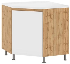 Rohová kuchynská skrinka Magnolia DN 90x90 1D