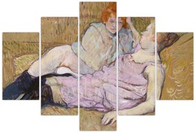 Obraz - Henri de Toulouse-Lautrec, The Sofa, reprodukcia (150x105 cm)