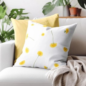 Goldea bavlnená obliečka na vankúš - púpavy 40 x 60 cm