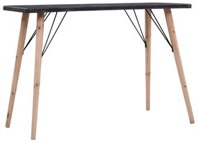 vidaXL Konzolový stolík v betónovom prevedení 112x40x76 cm, MDF