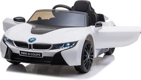 LEAN CARS Elektrické autíčko BMW i8 Coupé, biele