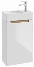 Kúpeľňová skrinka s umývadlom Naturel Stilla 39x60x22 cm biela STILLAD04008U, 1 ks