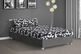 Posteľ Mars 140x200 cm čalúnenie: Krémová / Mega 044 krémová