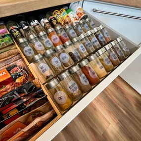Organizér na korenie do zásuvky, VASKY - nízky Cenové rozpätie: cena za 4ks