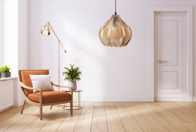 Toolight - Retro sklenená stropná lampa E27 60W APP893-1CP, oranžová, OSW-05695