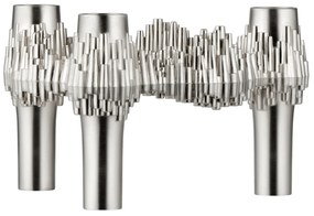 Stoff Nagel Designový svícen STOFF Nagel Quist Brushed Chrome