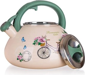 Smaltovaná pískacia kanvica ROMANTIC RIDE 3 l