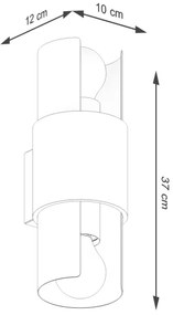 Sollux SL.1674 - Nástenné svietidlo FLASH 2xE27/15W/230V biela