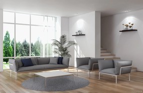 AKCIA: 250x250 (průměr) kruh cm Kusový koberec Neapol 4726 kruh, šedá, chodba / predsieň