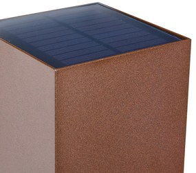 Vonkajšie nástenné svietidlo hrdzavohnedé vrátane LED IP65 solárne - Charlene