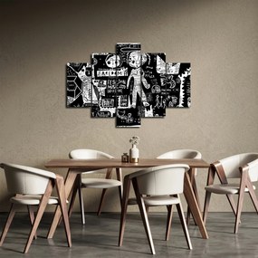 Obraz - Graffiti (150x105 cm)