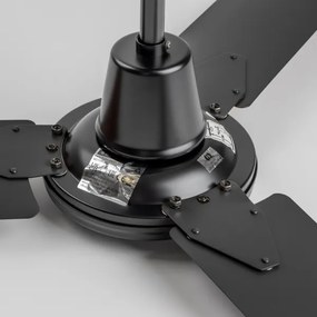 ZEVENTI - Stropný ventilátor TOFINO čierny