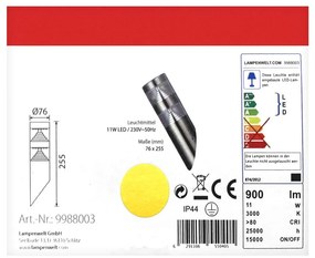 Lindby Lindby - LED Vonkajšie nástenné svietidlo LANEA LED/11W/230V IP44 LW0589