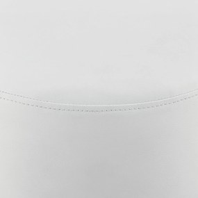 InternetovaZahrada Taburetka Tonia bielo-strieborná