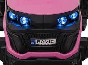 Ramiz Detský traktor GROW 1804 ružový