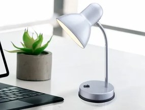 Stolná lampa Basic, strieborná%
