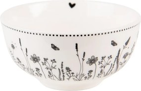 Porcelánová miska s kvetinami Flora And Fauna - Ø 14*7cm/ 500ml