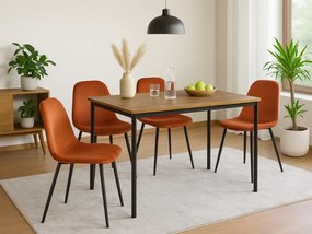 AKCIA Jedálenský stôl CITY 110x75 cm, dub artisan II. akosť