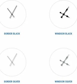 Moderné hodiny Turn 60 cm