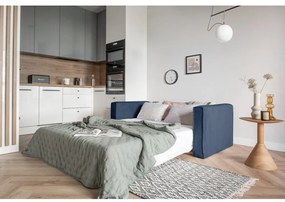 Tmavomodrá rozkladacia pohovka 168 cm Lucky Lucy – Miuform