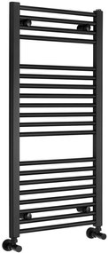Aqualine Aqualine, DIRECT vykurovacie teleso s bočným pripojením 450x960 mm, čierna matná, ILR94B