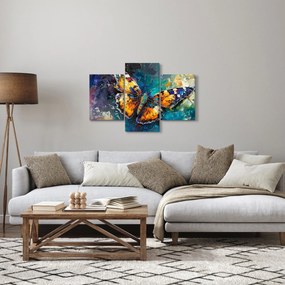 Obraz - Motýľ, olejomaľba (90x60 cm)