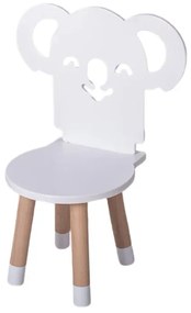 Detská stolička KOALA z dreva + meno ZADARMO