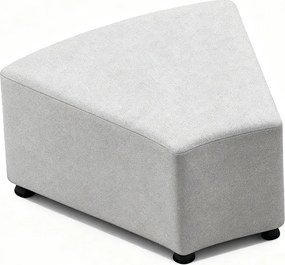 Sedačka LEA, trojuholník, svetlo sivá