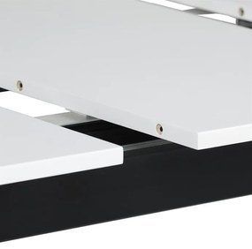 Autronic BONTEC Jedálenský stôl rozkladací 140-180x85 cm, mdf, biela, HT-W1630 WT Farba: Biela