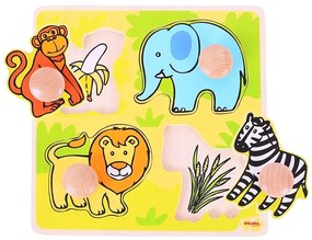 Bigjigs Toys môj prvý vkladacie puzzle safari