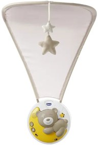 Chicco - Projektor nad postieľku s melódiou 3v1 NEXT2MOON 3xAA šedá