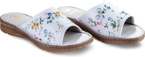 Dámske zdravotné papuče s kvetinami veľ. 38