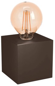 EGLO Stolová vintage lampa PRESTWICK 2, 1xE27, 40W, tmavá bronzová