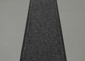 Koberce Breno Behúň MALAGA 2082, šíře role 80 cm, čierna