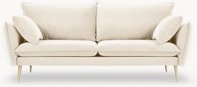 Pohovka v zamatovom vzhľade Elio (3-miestna), Š 228 cm