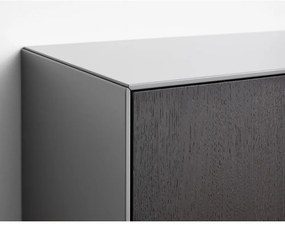 Čierna TV komoda Edge by Hammel