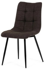 Autronic BONTEC Jedálenská stolička, hnedá, látka, DCL-L1094 BR2 Farba: Hnedá