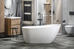 Aqualine Aqualine, TISA voľne stojaca vaňa 150x75 cm, biela, E1575