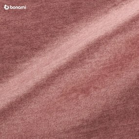 Ružová zamatová rozkladacia pohovka Milo Casa Luca