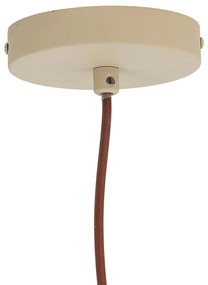 Krémové závesné svietidlo s kovovým tienidlom ø 40 cm Lacya – Bloomingville
