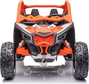 LEAN CARS Elektrická bugina na batérie Can-am RS DK-CA001 oranžová 4x4