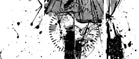 Obraz - Módna prehliadka (s hodinami) (90x30 cm)