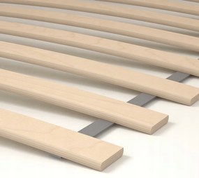 IKEA RAMNEFJALL Čalúnený rám postele, Kilanda svetlo béžová, 160 x 200 cm jednolôžkové