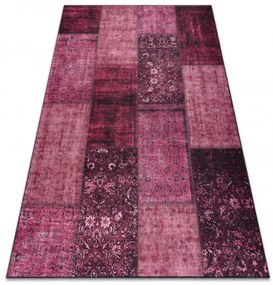 Koberec ANTIKA 127 patchwork ružový