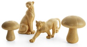 DEKORAČNÁ SOŠKA DEAN 14X14X16 CM ZLATÁ