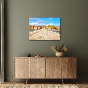 Obraz - Staré istrijské mesto v Poreči, Chorvátsko (70x50 cm)