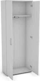 Šatníková skriňa s výsuvnou tyčou Nitro, biela%