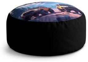 Sablio Taburet Circle FORTNITE Off-road autá: 40x50 cm