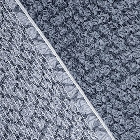 Bielastické poťahy VENEZIA modrá dvojkreslo (š. 120 - 160 cm)