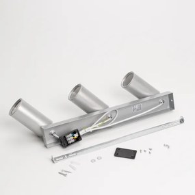 Brilagi - Kúpeľňové bodové svietidlo SELE 3xGU10/30W/230V IP44 strieborná